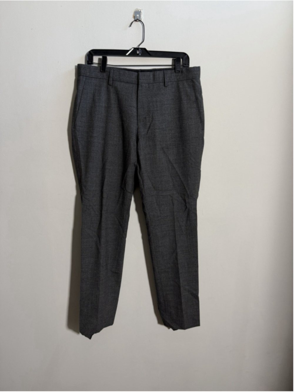 MEN’S HUGO BOSS PANTS DRESS GREY BLACK SIZE 34 WAIST 34x 29-31 INSEAM SUIT PANTS